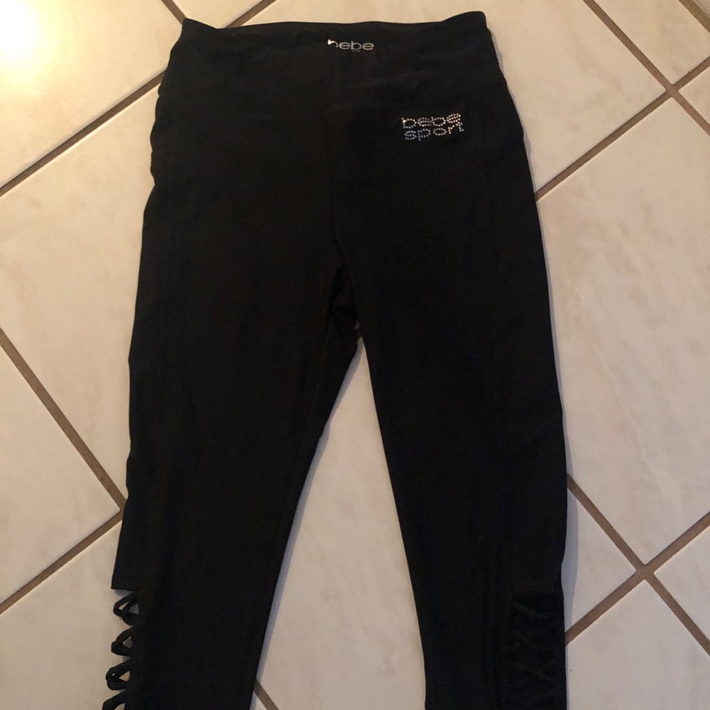 Bebe sport crop leggings
